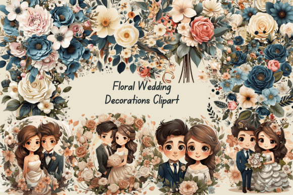 Download Floral Wedding Decorations Clipart - Wedding decorations Collection
